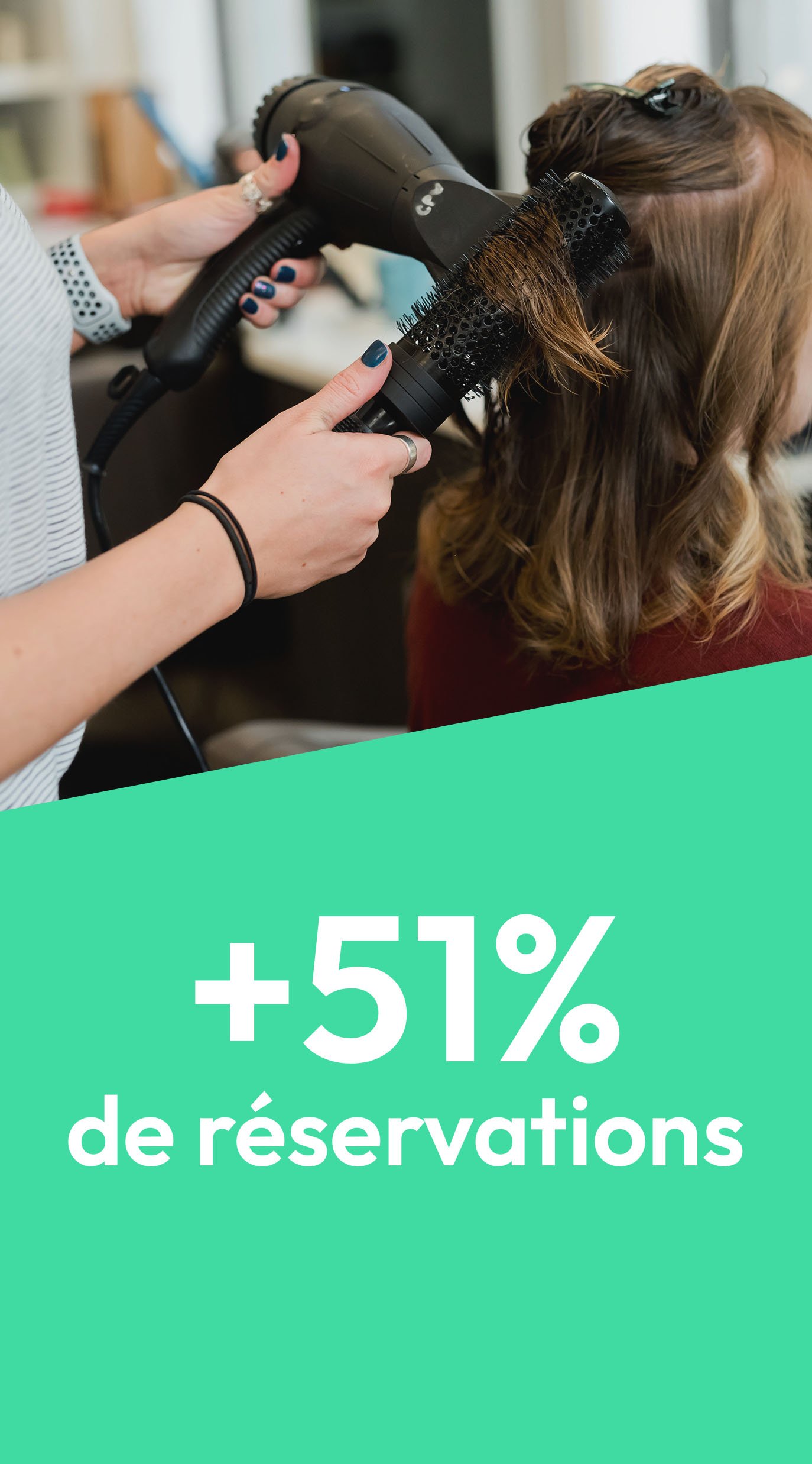 +51% de réservations