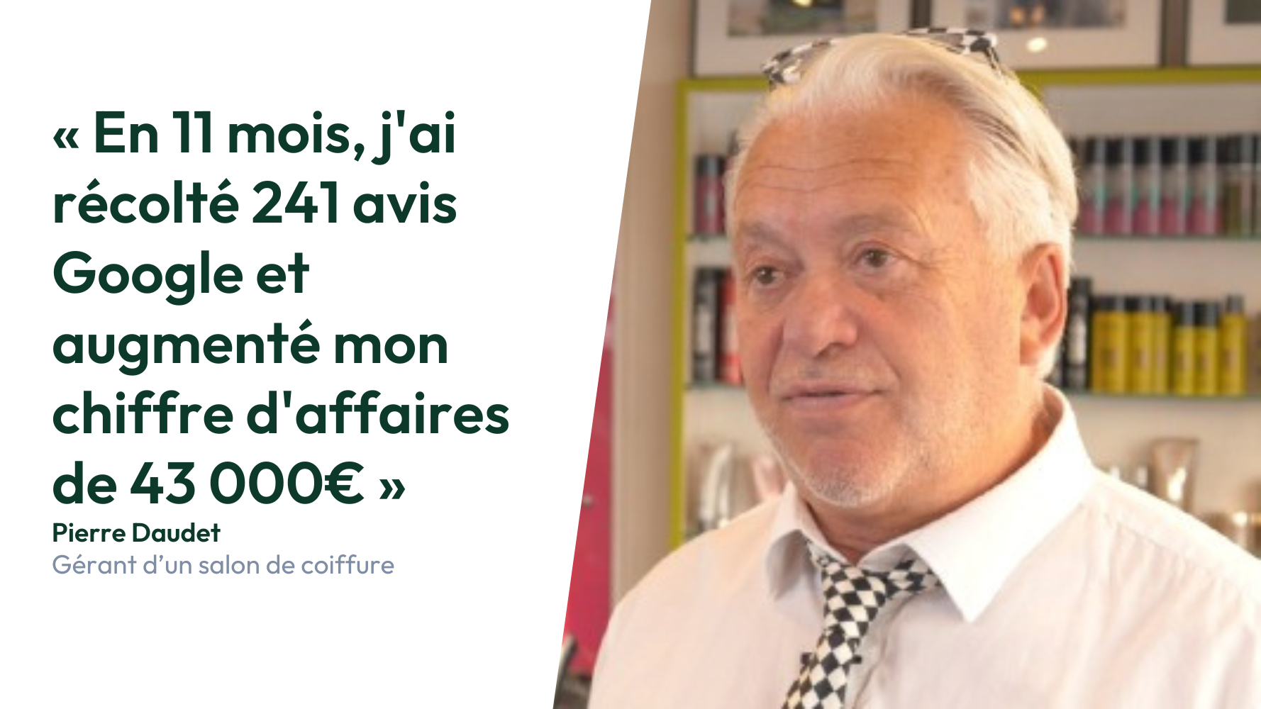 Témoignage Pierre Coiffure